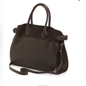 🔥BOLDRINI SELLERIA Large Elegant Florentine Leather Tote Satchel Bag🔥NWT